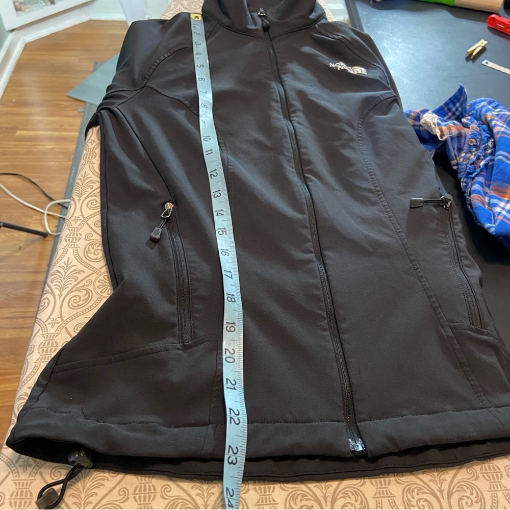 The North Face TNF Apex Women's Black Softshell Full Zip Jacket Small S - Picture 4 of 15